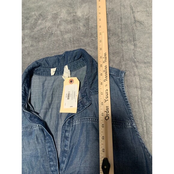 Anthropologie Blue Denim Jumpsuit - Picture 16 of 16